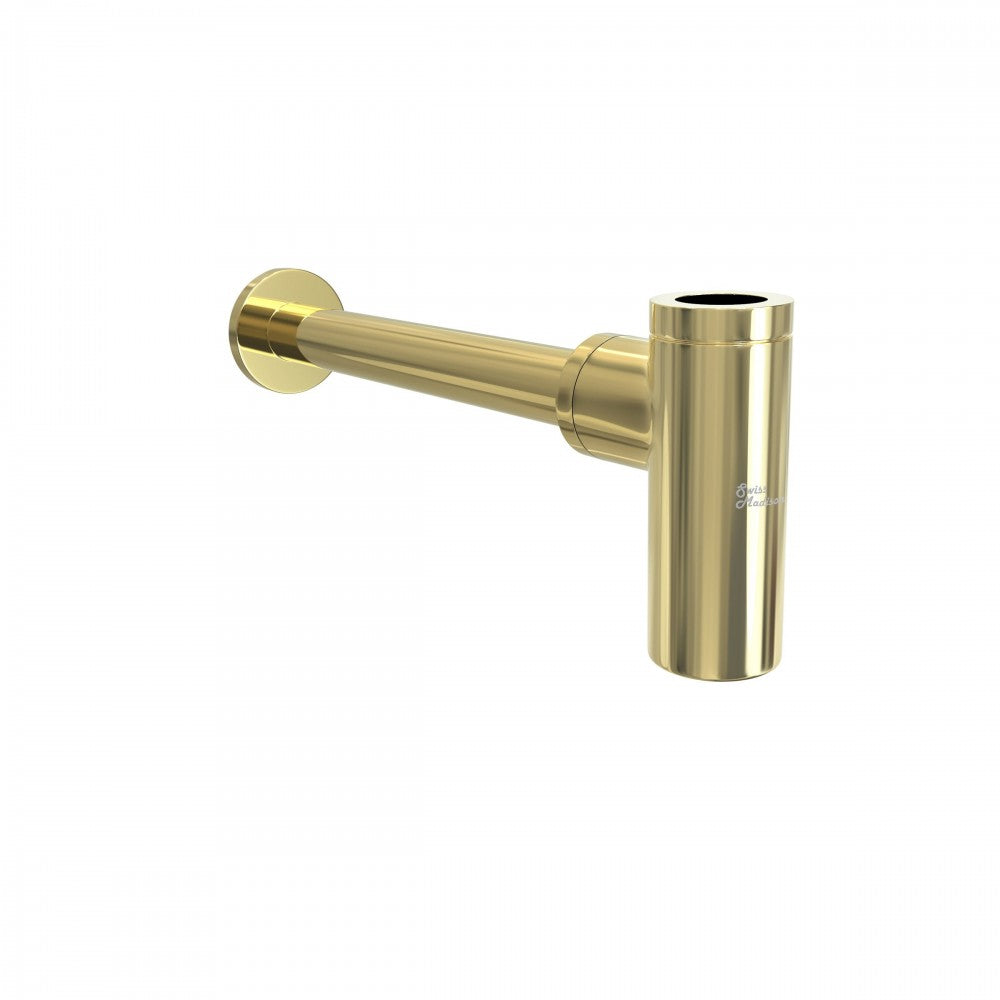 Swiss Madison Bottle Trap Drain, Gold