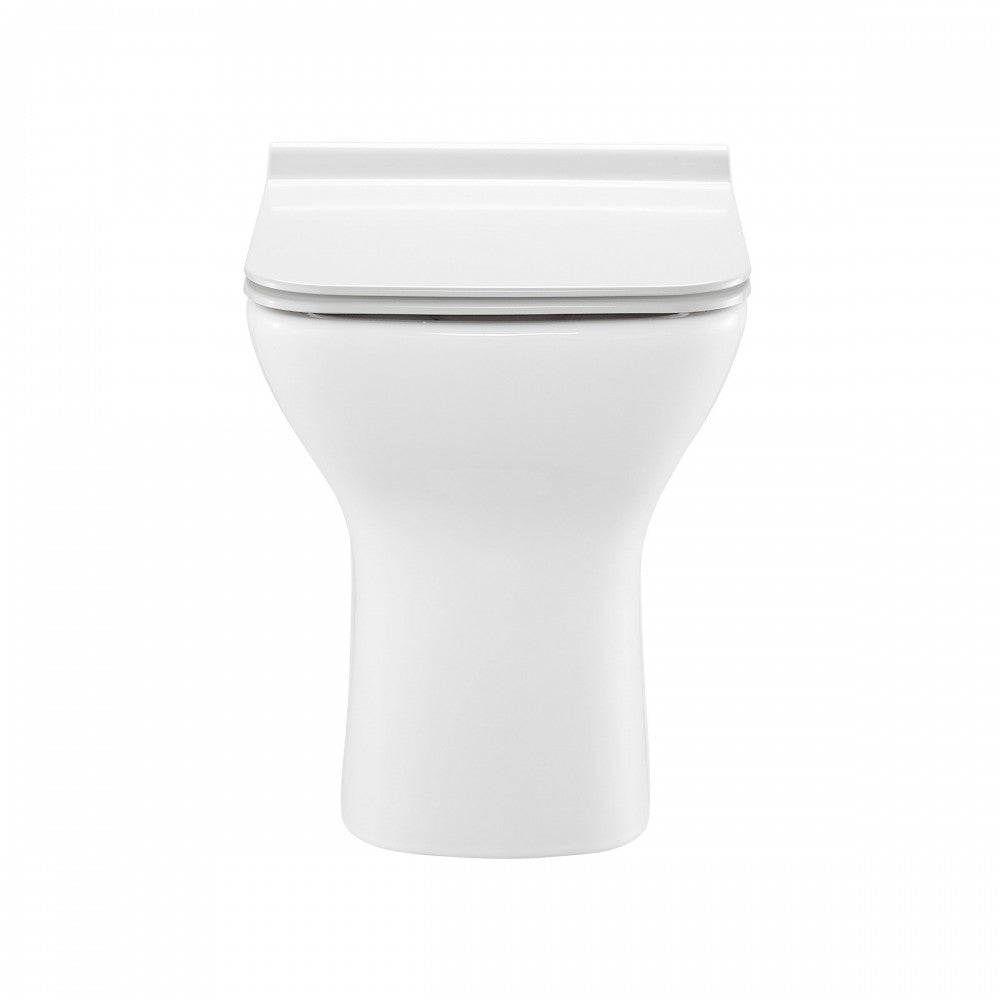 Swiss Madison Carre Back-To-Wall Square Toilet Bowl