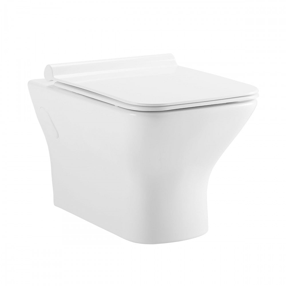 Swiss Madison Carre Wall-Hung Elongated Toilet Bowl