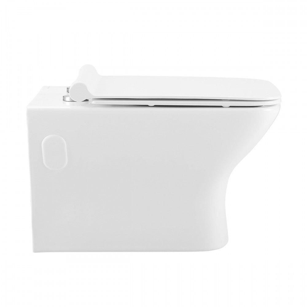 Swiss Madison Carre Wall-Hung Elongated Toilet Bowl