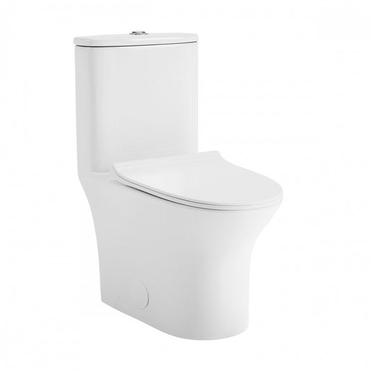 Swiss Madison Cascade One-Piece Toilet Dual-Flush 0.8/1.28 gpf