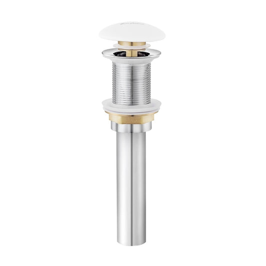 Swiss Madison Ceramic Pop Up Drains w/o Overflow in White