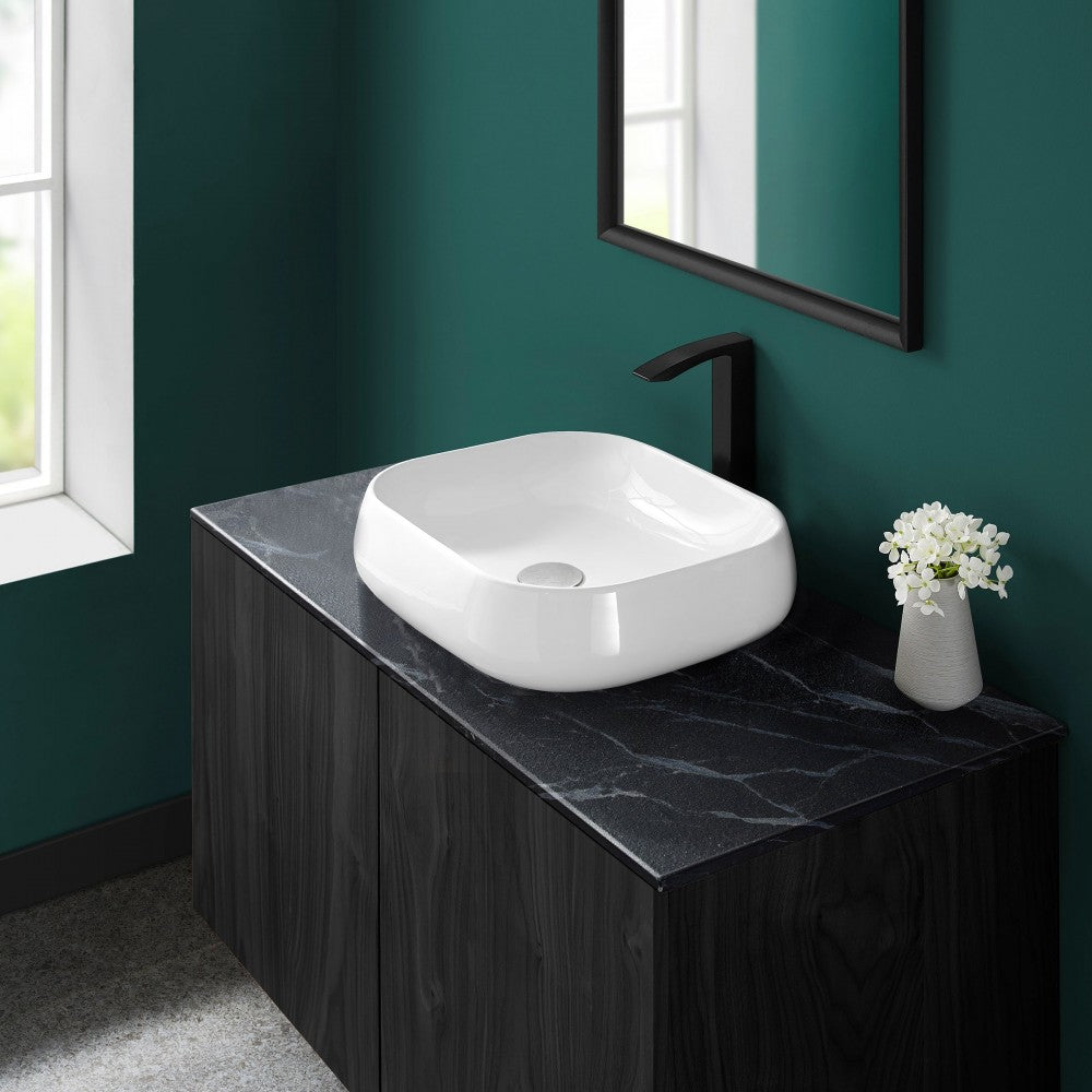 Swiss Madison Chateau 18 Square Ceramic Vessel Sink