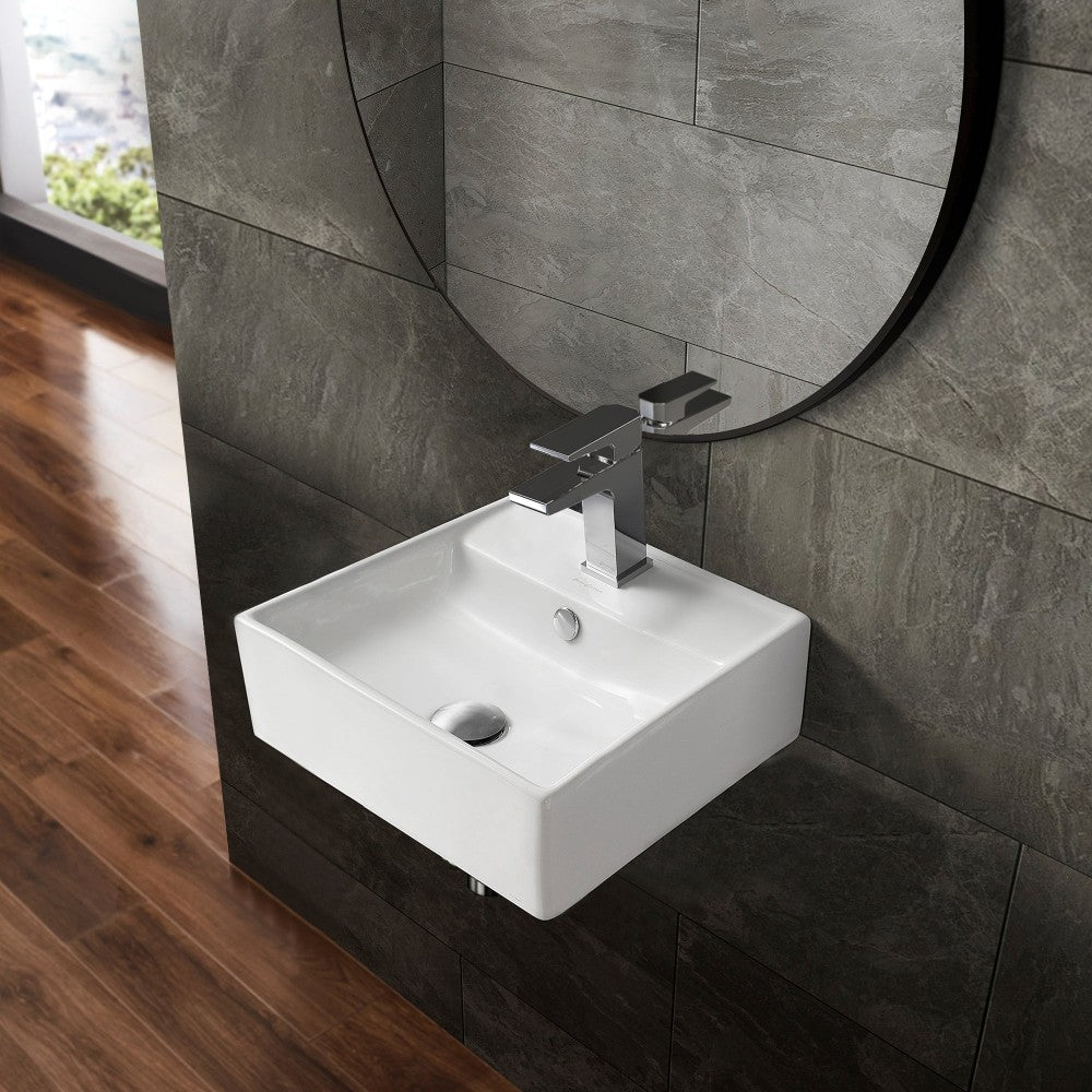 Swiss Madison Claire Compact Ceramic Wall hung Sink