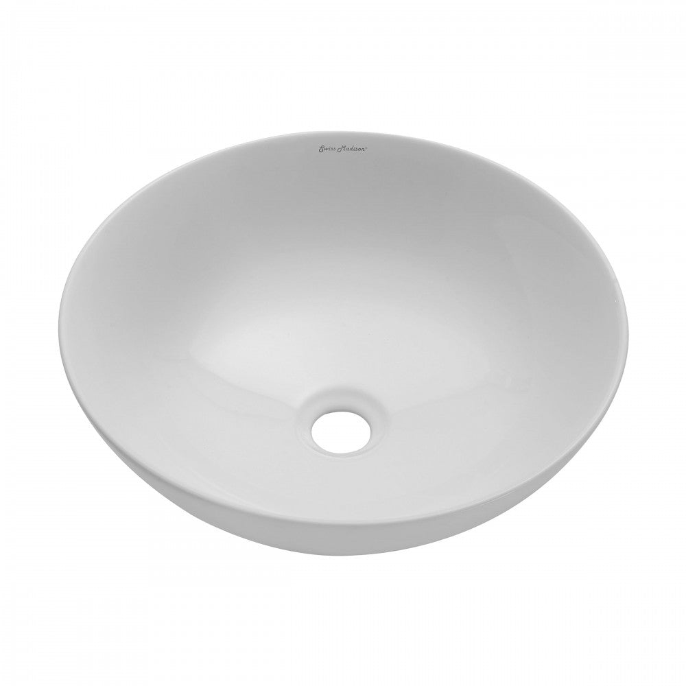 Swiss Madison Classe 16 Color Ceramic Sink in Matte Grey