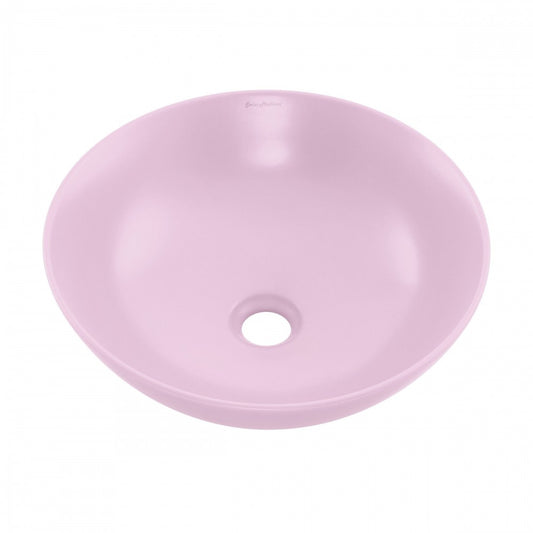Swiss Madison Classe 16 Color Ceramic Sink in Matte Pink