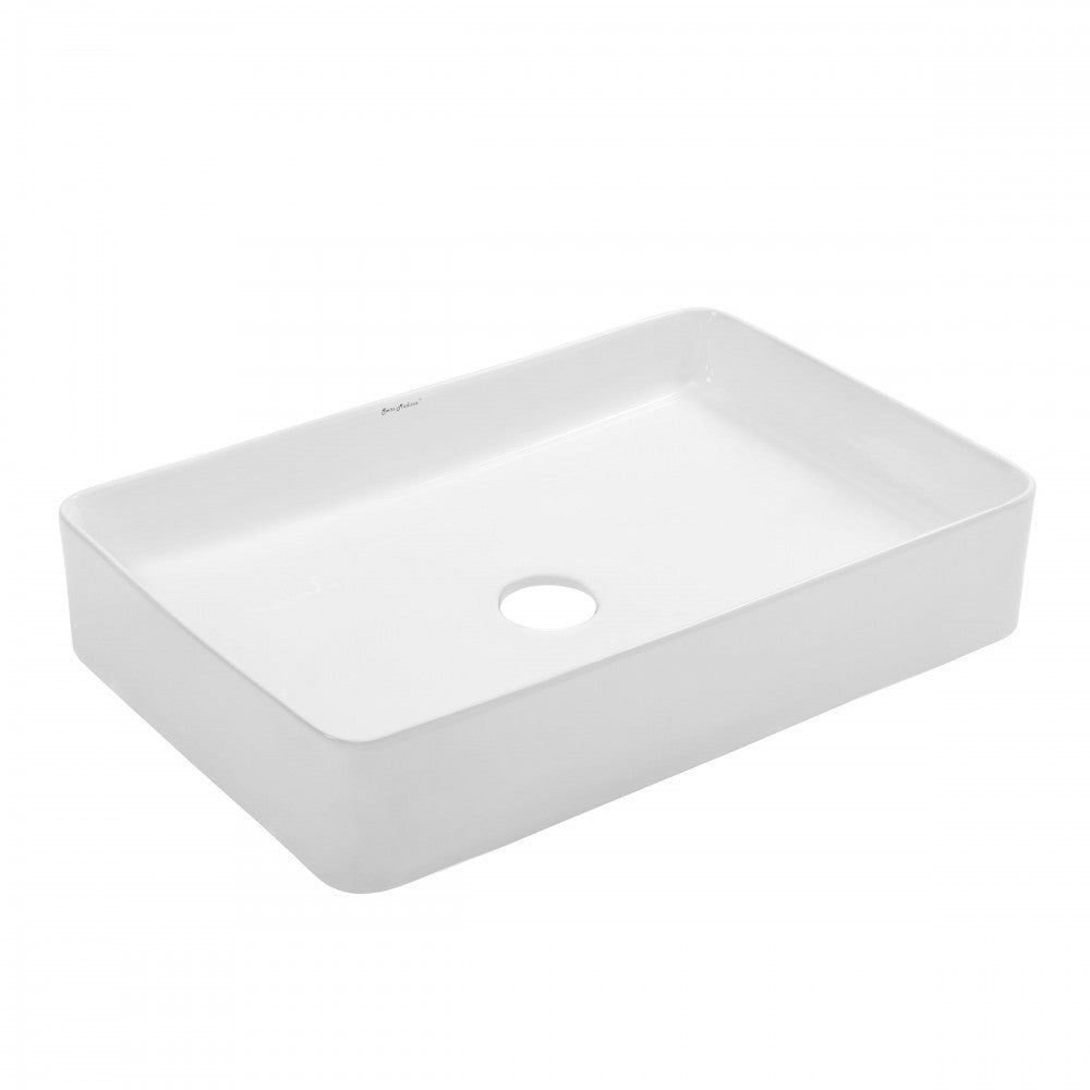 Swiss Madison Concorde 24 Rectangle Ceramic Vessel Sink