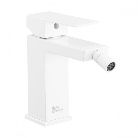 Swiss Madison Concorde Bidet Faucet in Matte White