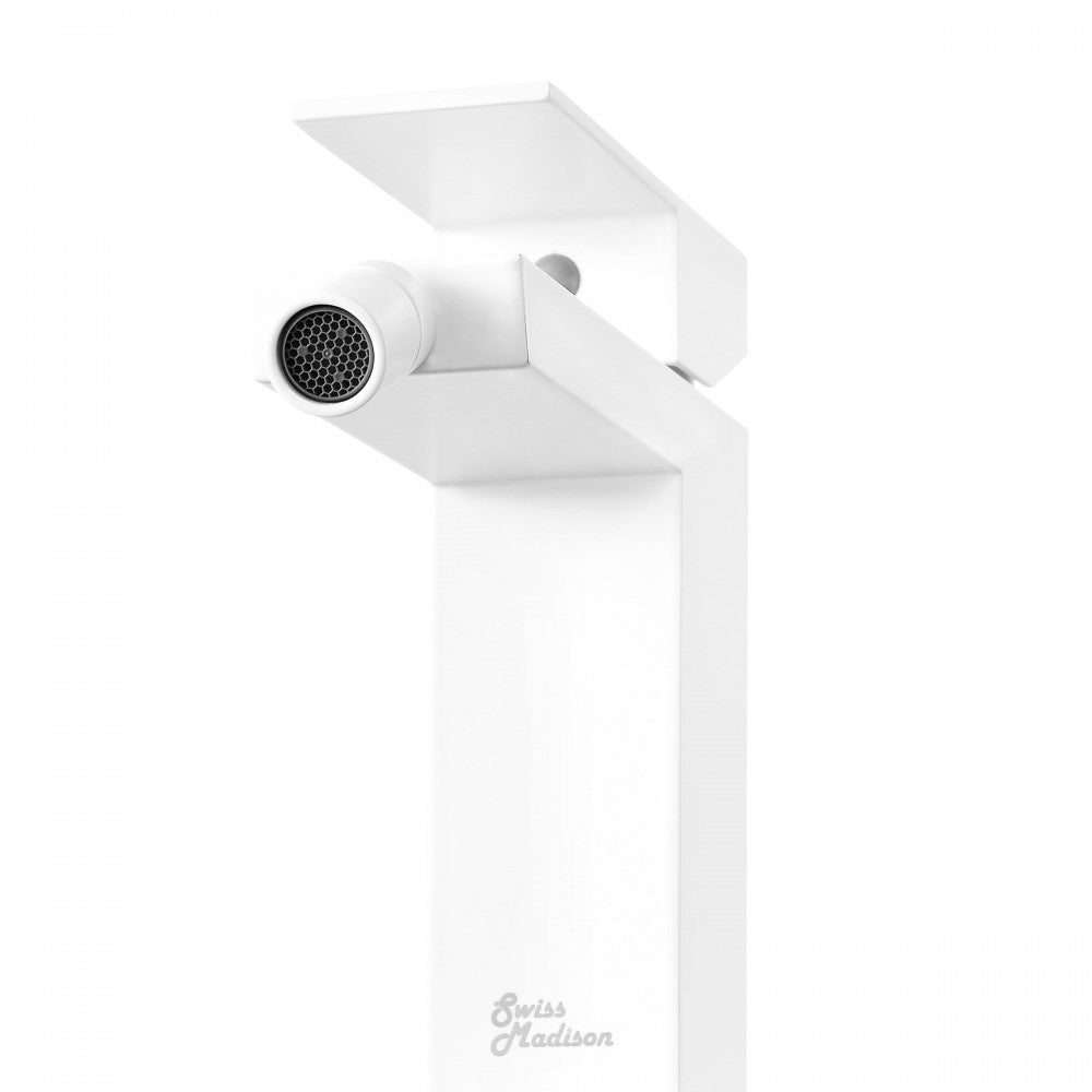 Swiss Madison Concorde Bidet Faucet in Matte White
