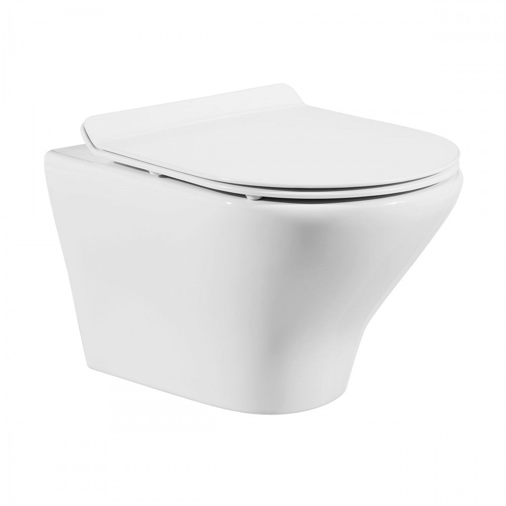 Swiss Madison Monaco Wall-Hung Round Toilet Bowl