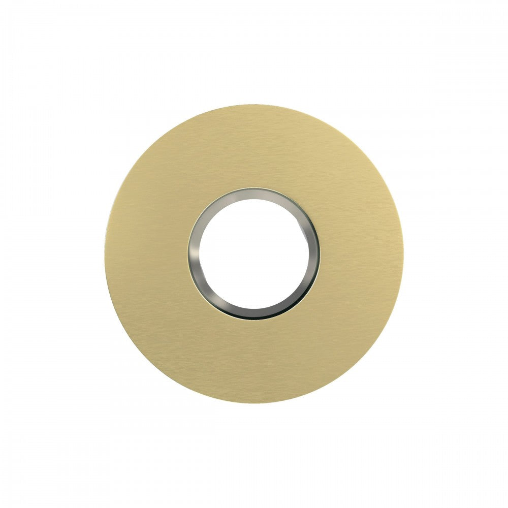 Swiss Madison Overflow Sink Cover in Blushed Gold