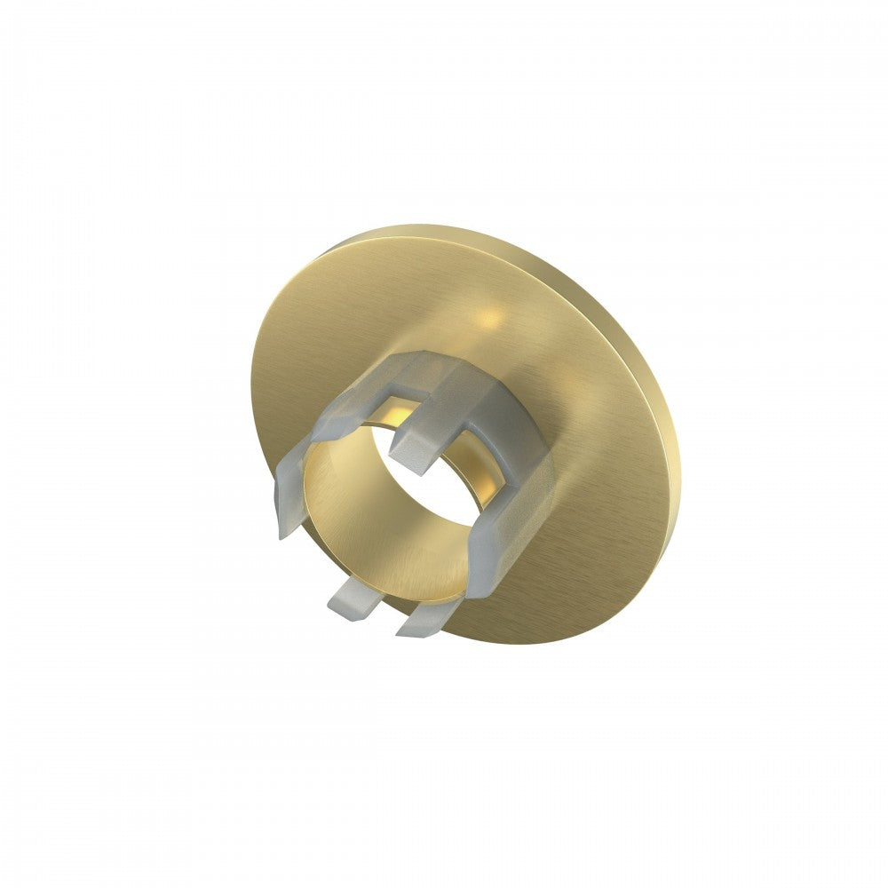 Swiss Madison Overflow Sink Cover in Blushed Gold