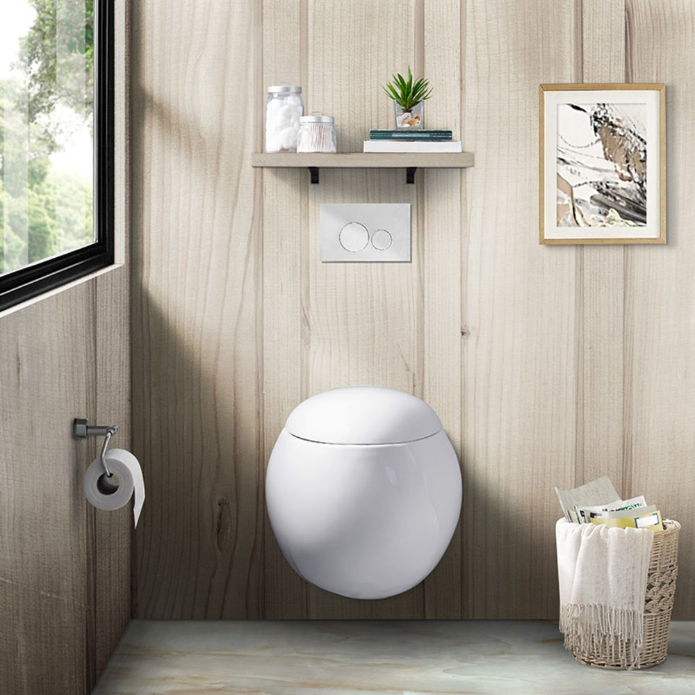 Swiss Madison Plaisir Wall-Hung Elongated Toilet Bowl