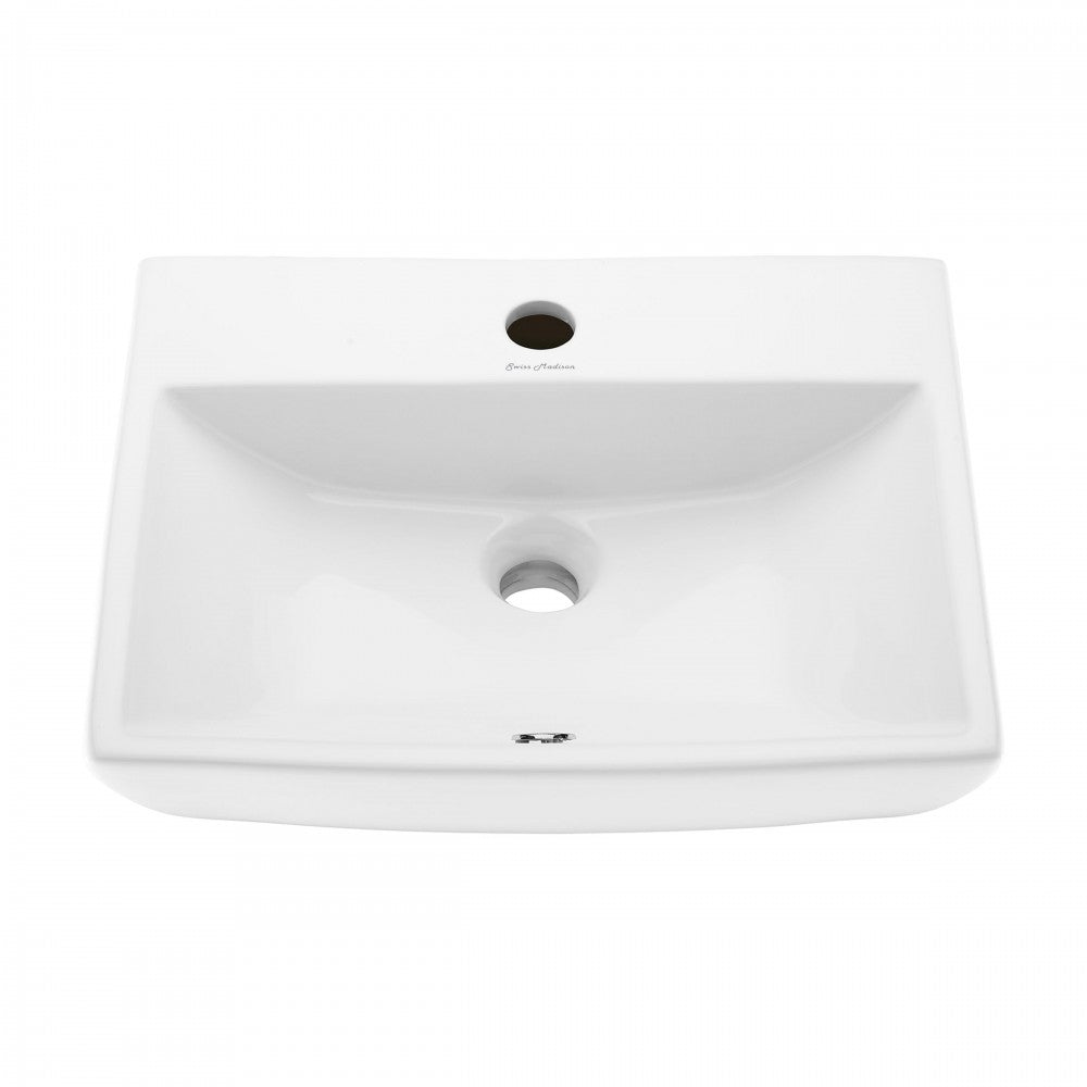 Swiss Madison Sublime Compact Ceramic Wall Hung Sink