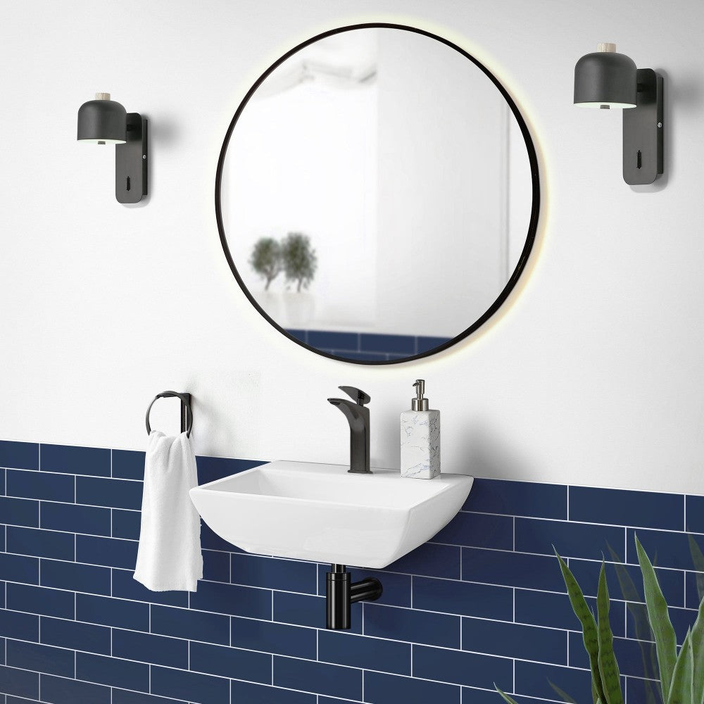 Swiss Madison Sublime Compact Ceramic Wall Hung Sink