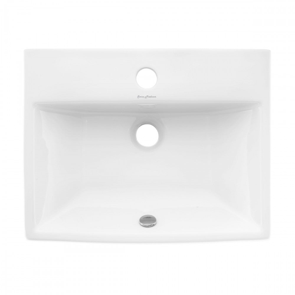 Swiss Madison Sublime Compact Ceramic Wall Hung Sink