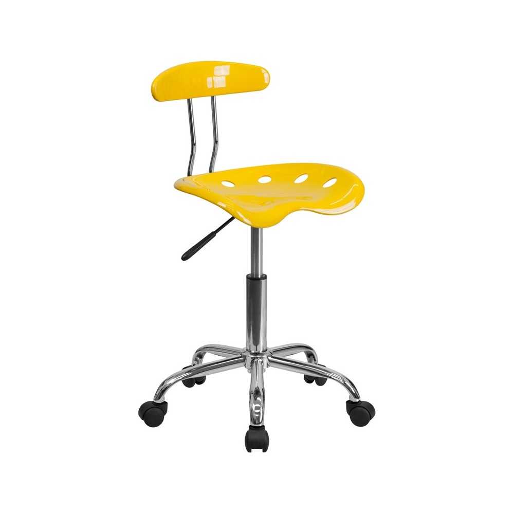 Swivel Task Chair | Adjustable Swivel Chair for Desk and Office with Tractor Seat