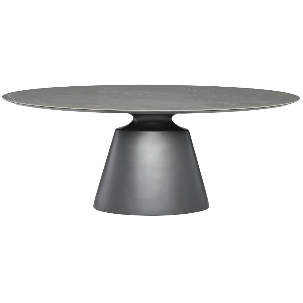 Taji Gray Ceramic Dining Table, HGNE323