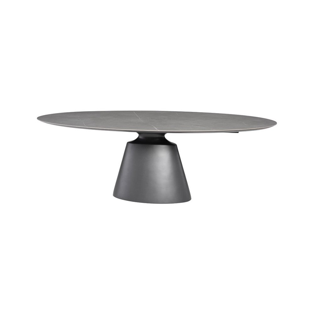 Taji Gray Ceramic Dining Table, HGNE324