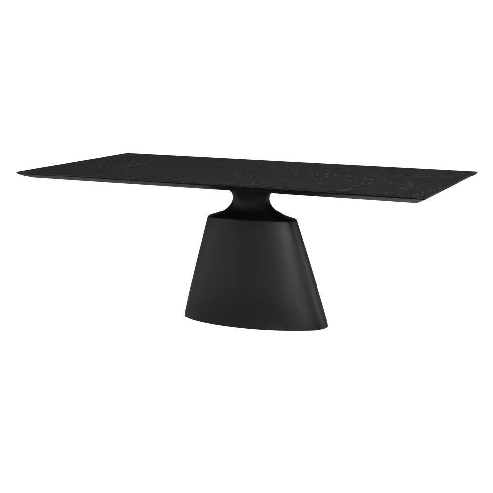 Taji Black Ceramic Dining Table, HGNE284