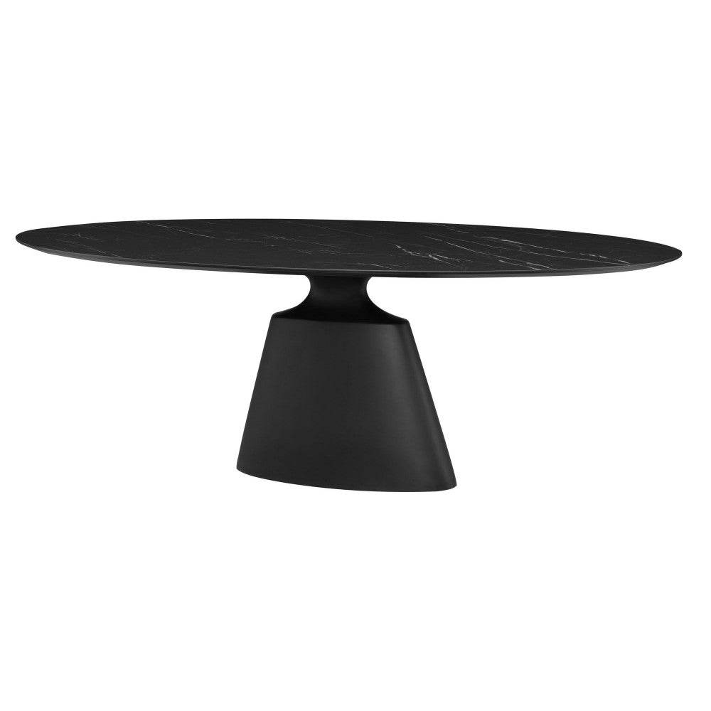 Taji Black Ceramic Dining Table, HGNE285