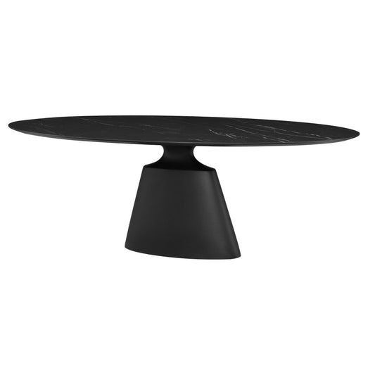 Taji Black Ceramic Dining Table, HGNE285