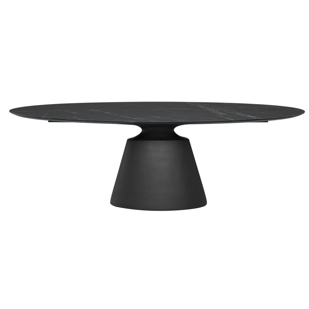 Taji Black Ceramic Dining Table, HGNE294