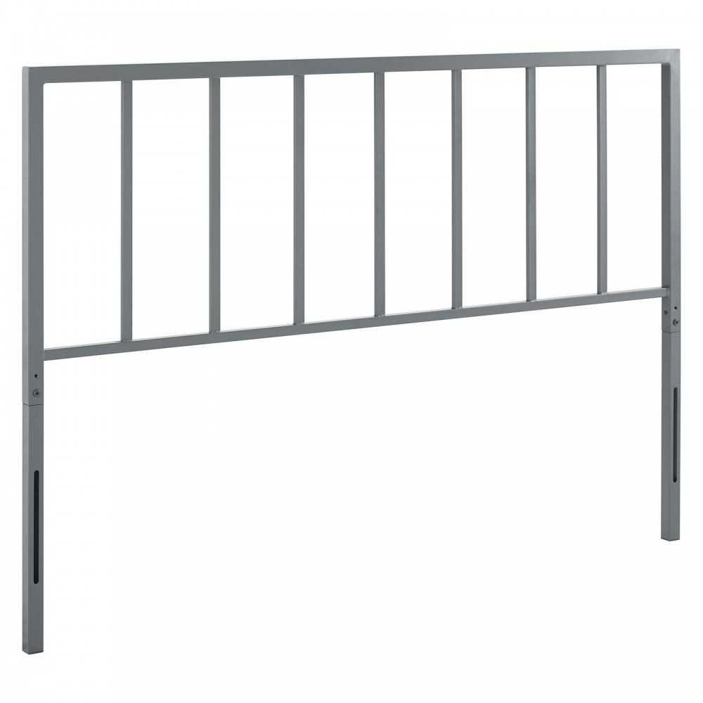 Tatum Full Metal Headboard, Gray