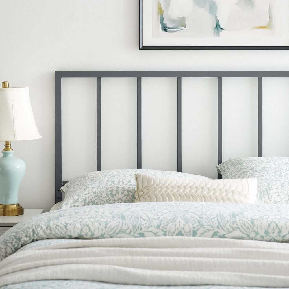 Tatum Full Metal Headboard, Gray