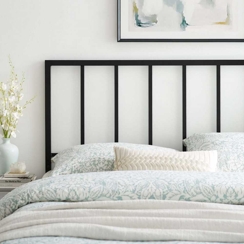 Tatum Full Metal Headboard, Black