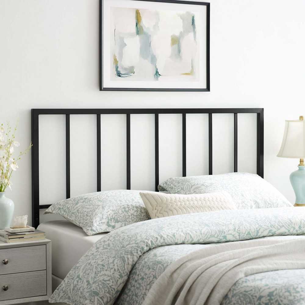 Tatum Full Metal Headboard, Black