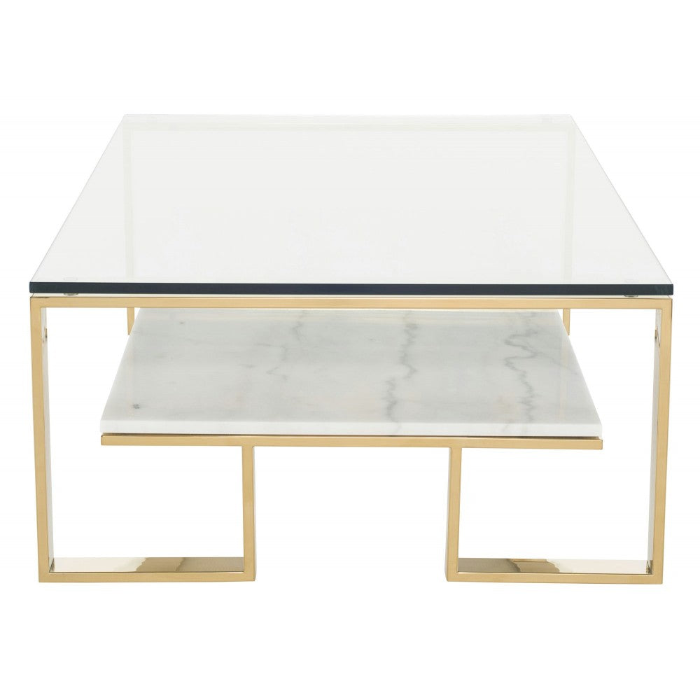 Tierra White Stone Coffee Table, HGNA510