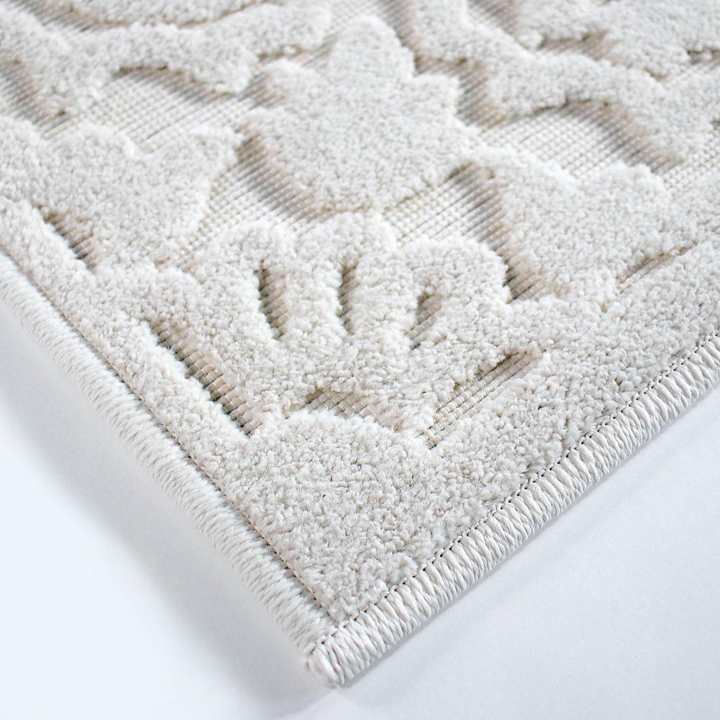 Orian Boucle' Cottage Floral Natural 23"X90"