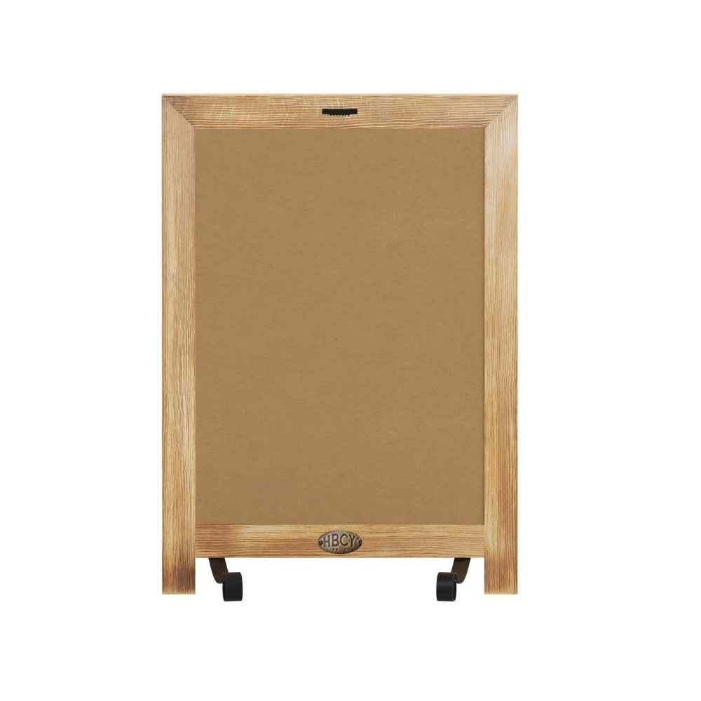 Torched Brown Tabletop Chalkboard 12" x 17"