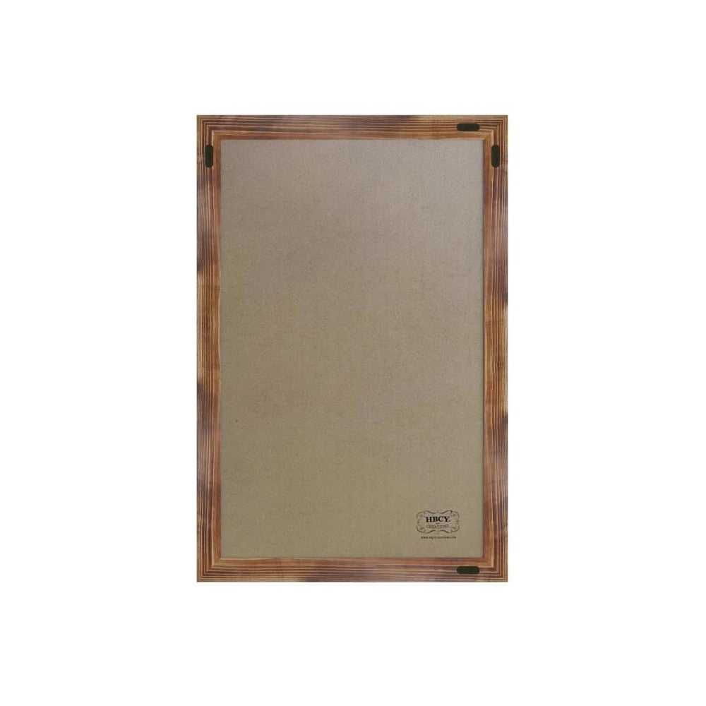 Torched Hanging Chalkboard 24" x 36"
