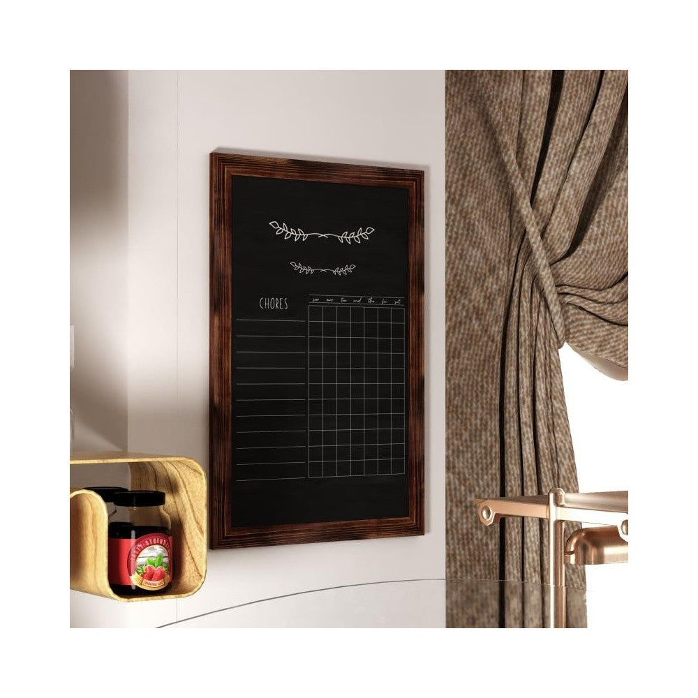 Torched Hanging Chalkboard 24" x 36"