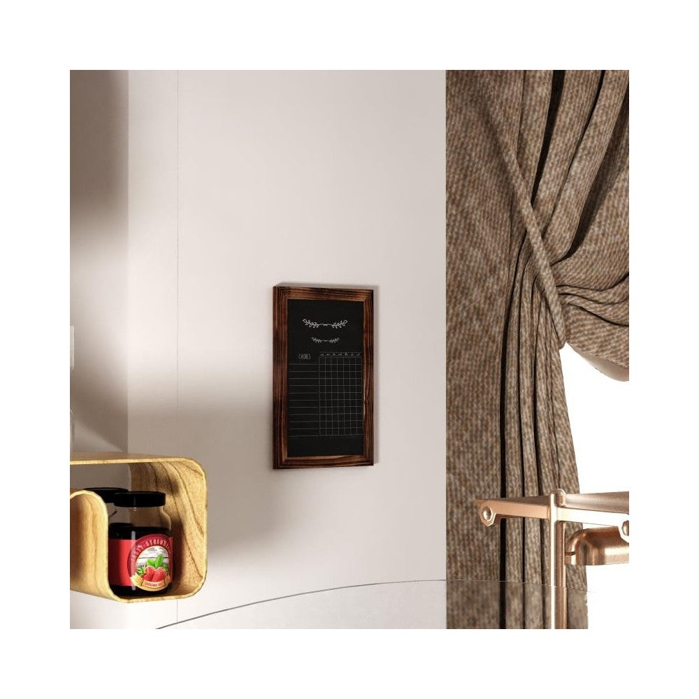 Torched Hanging Wall Chalkboard