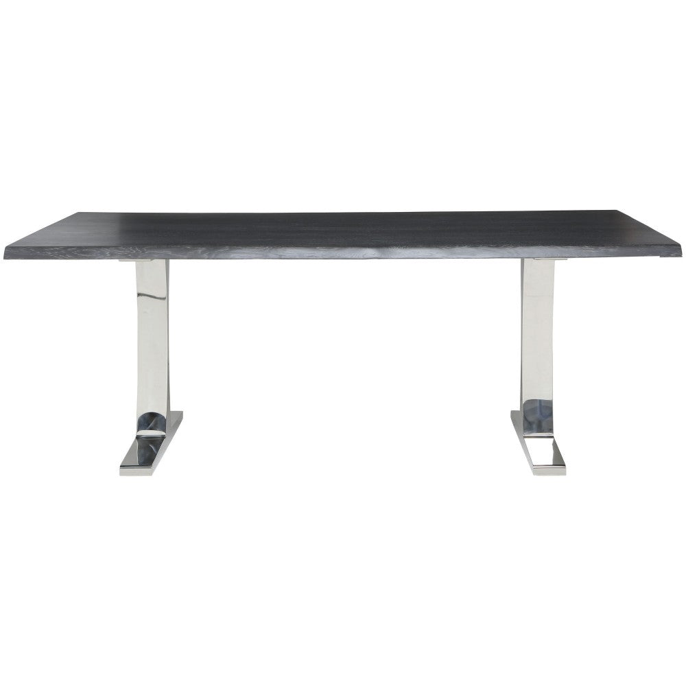 Toulouse Oxidized Gray Wood Dining Table, HGSR321