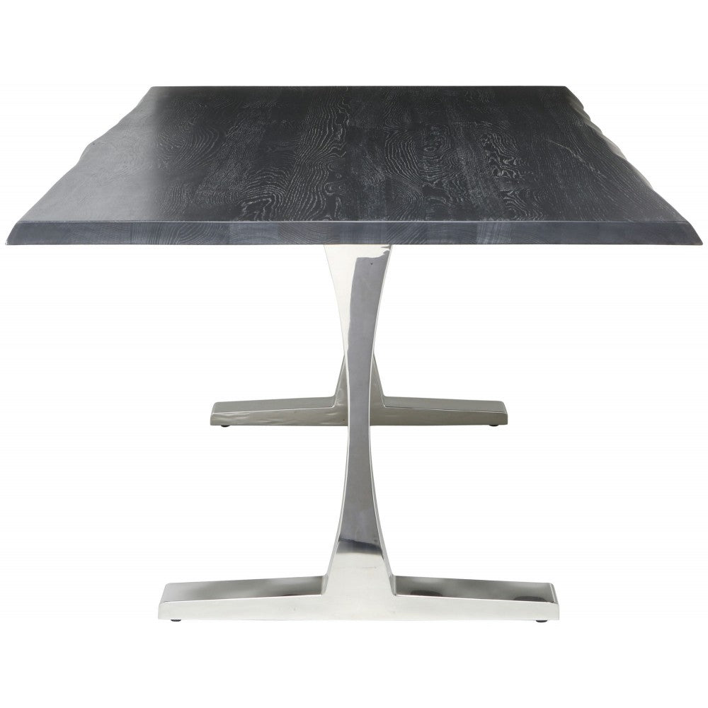 Toulouse Oxidized Gray Wood Dining Table, HGSR321