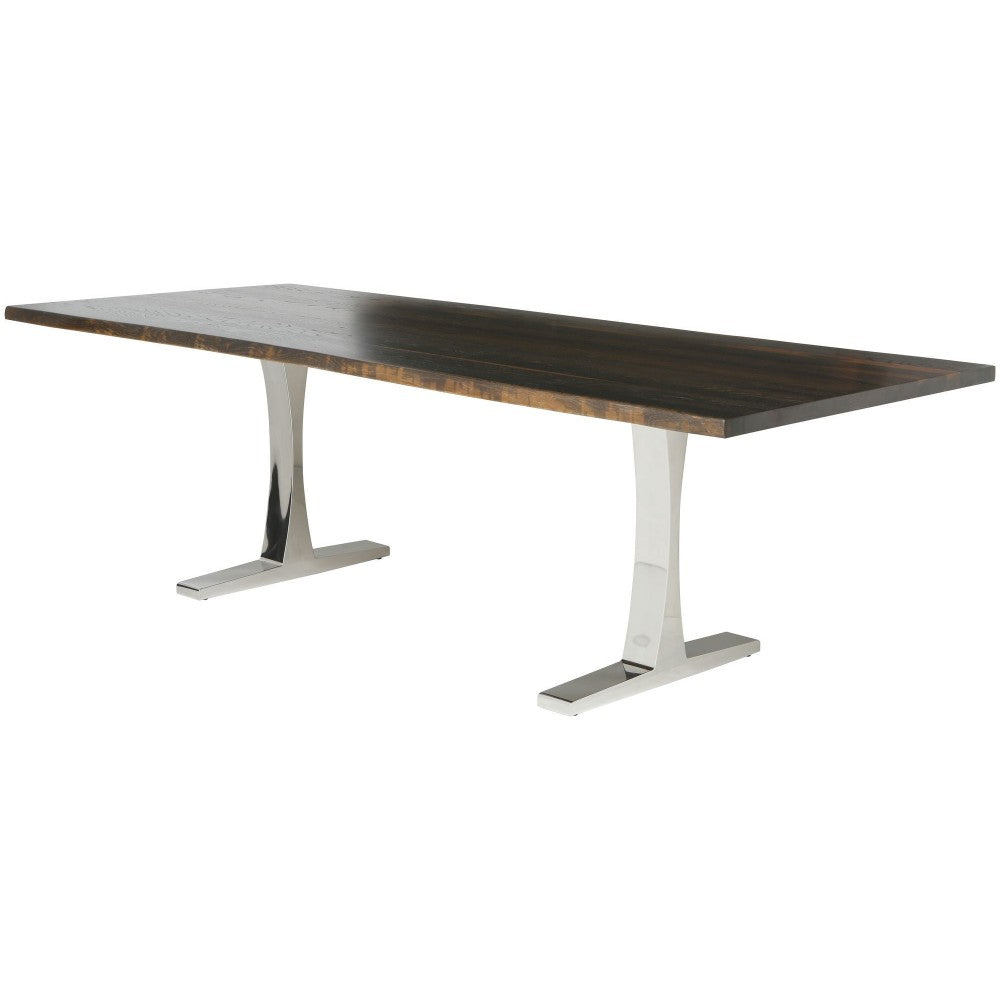 Toulouse Seared Wood Dining Table, HGSR420