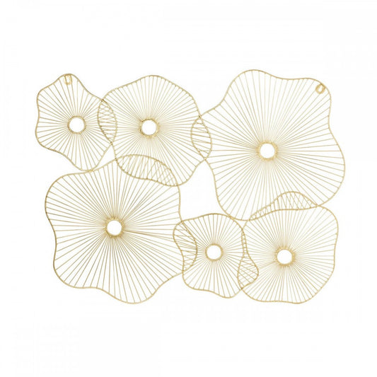 TOV Furniture Amoeba Gold Wall Art