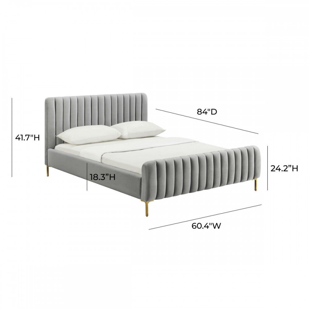 TOV Furniture Angela Gray Bed in Full