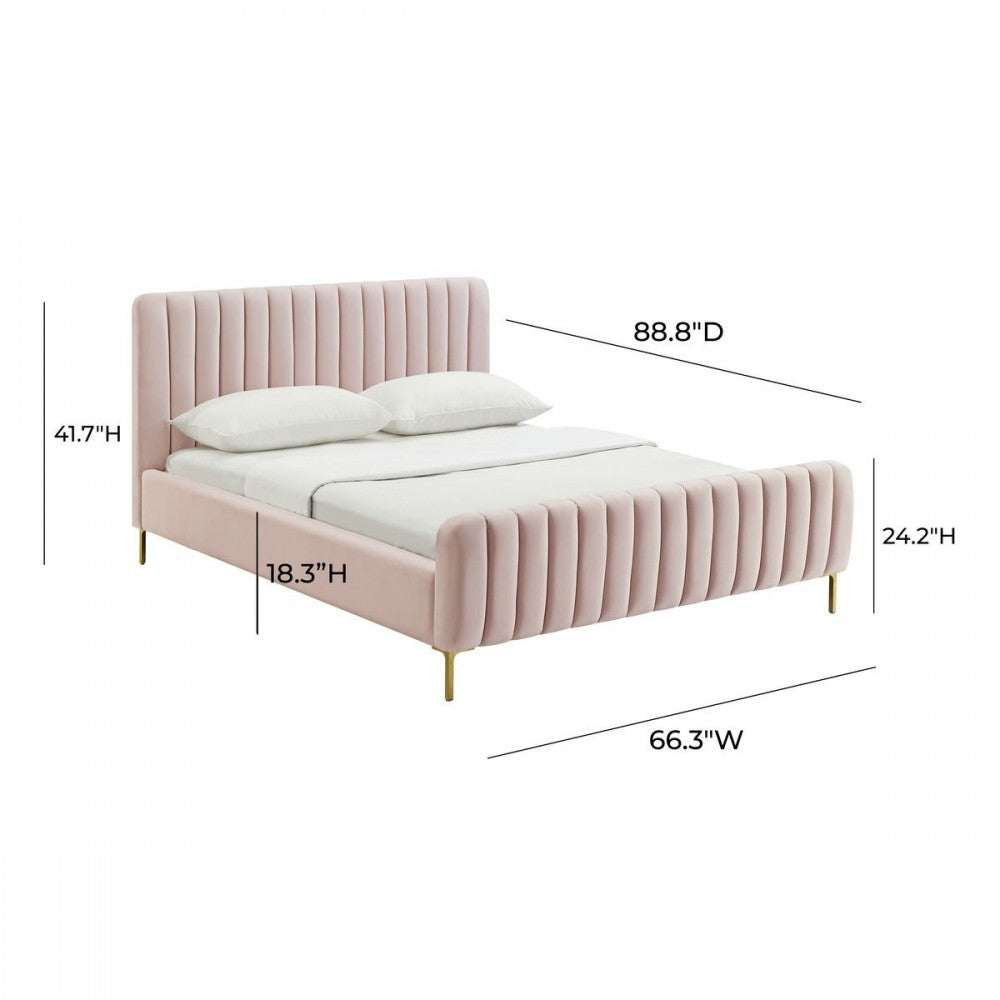 TOV Furniture Angela Blush Bed in Queen