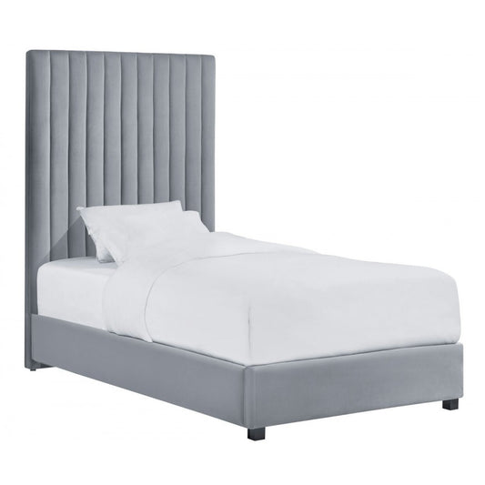 TOV Furniture Arabelle Gray Bed Twin