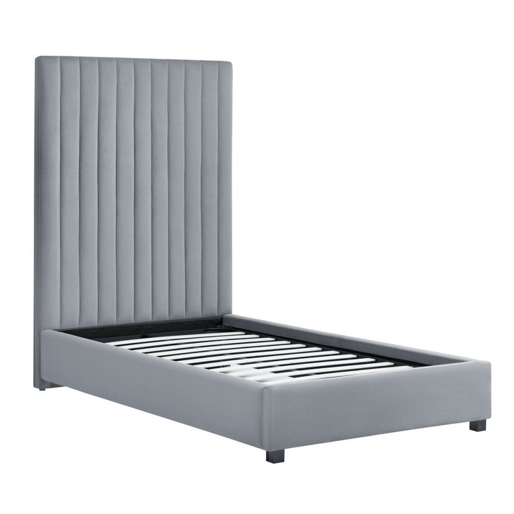 TOV Furniture Arabelle Gray Bed Twin