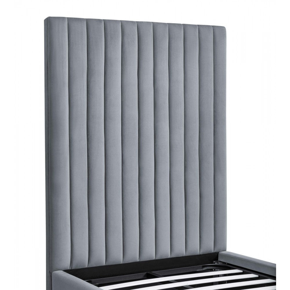 TOV Furniture Arabelle Gray Bed Twin