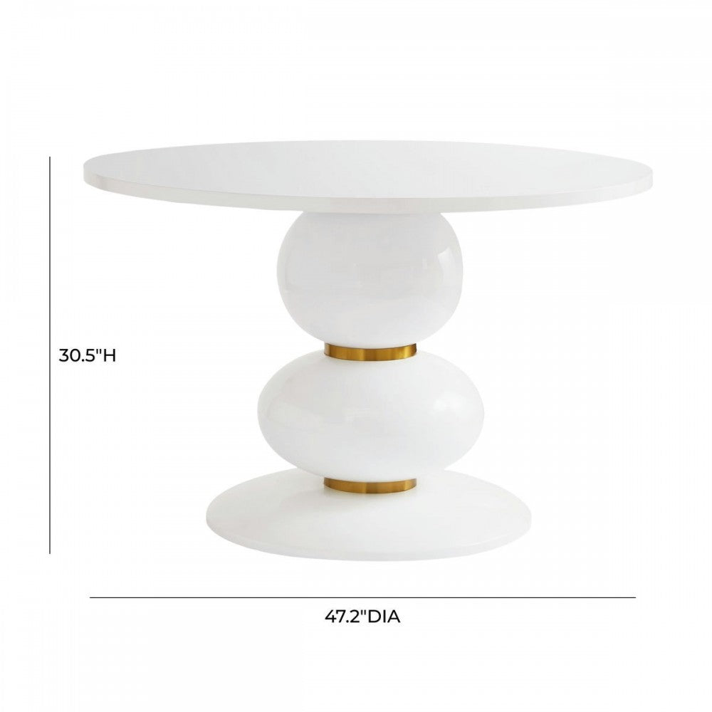 TOV Furniture Arianna 48" Round Dinette Table