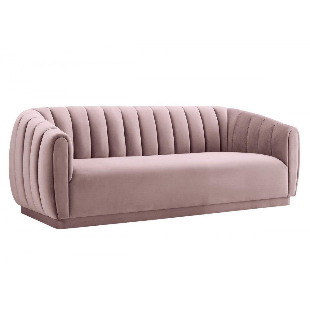 TOV Furniture Arno Mauve Velvet Sofa