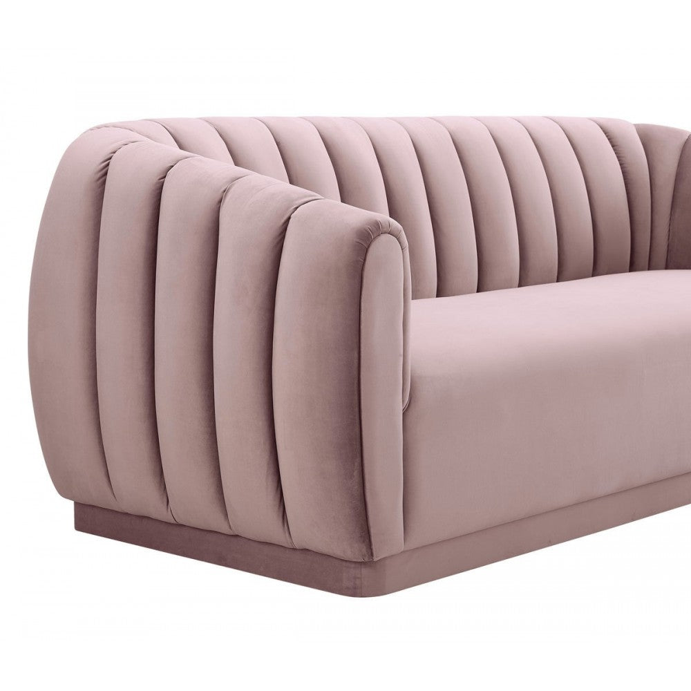 TOV Furniture Arno Mauve Velvet Sofa