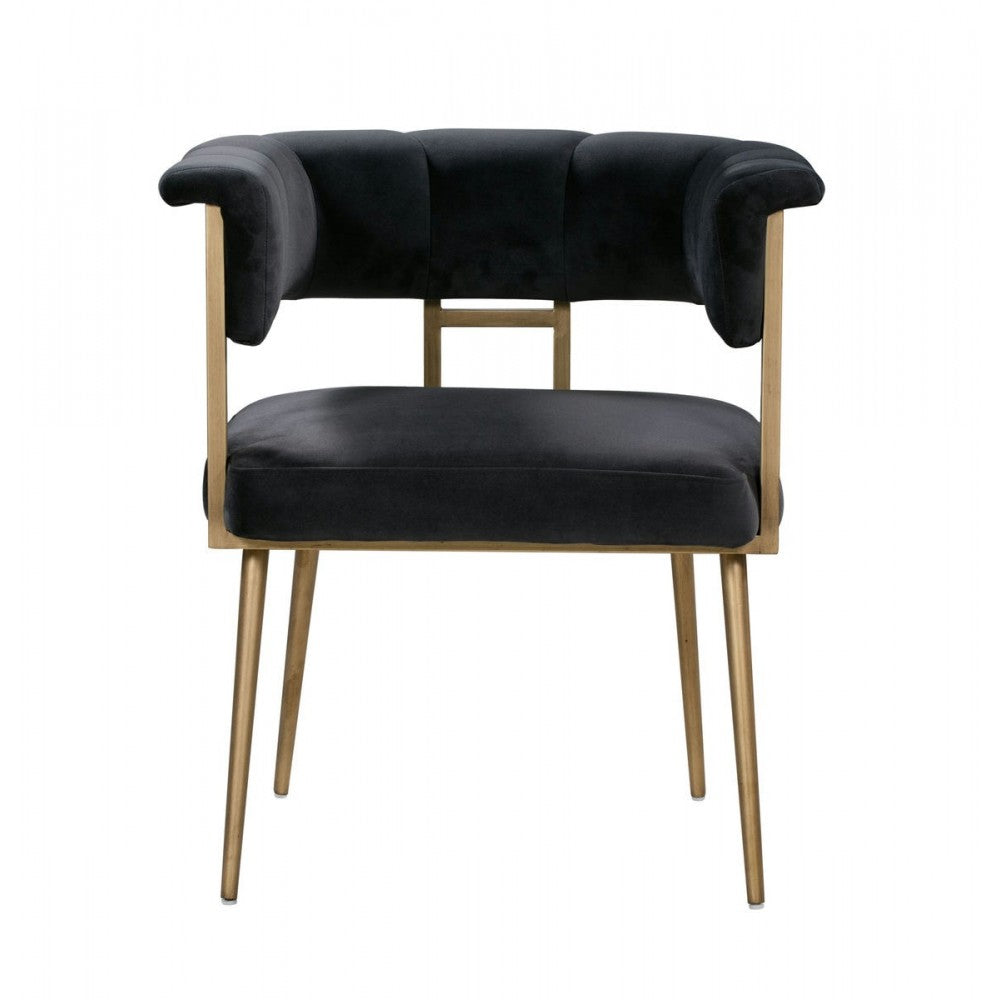 TOV Furniture Astrid Gray Velvet Chair